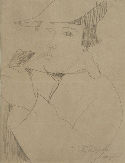Portrait of Manuel Ortiz de Zarate by Amedeo Modigliani